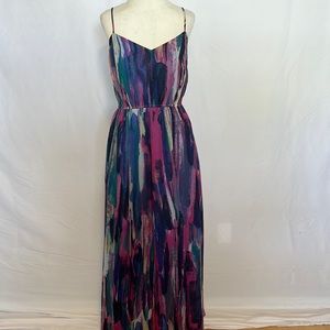 Jack By BB Dakota Bayberry Chiffon Maxi Dress